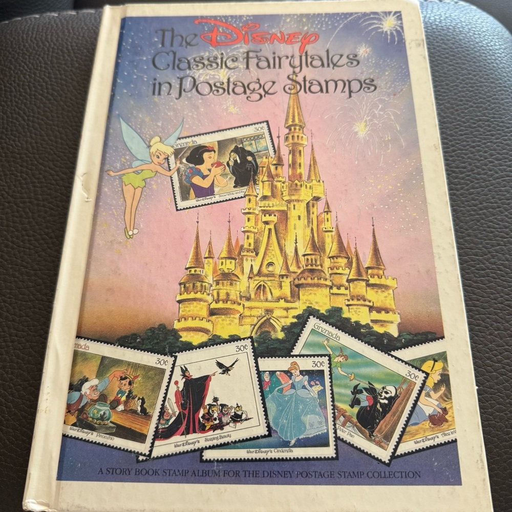 Disney Classic Fairytales in Postage Stamps, Story Book‎ Stamp Album Hardcover